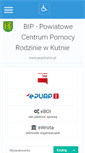 Mobile Screenshot of bip.pcpr.powiatkutnowski.eu